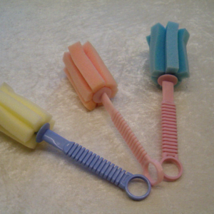 Svamp på plasticgreb