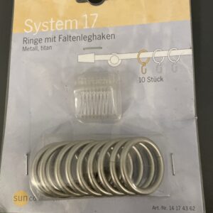 System 17 ringe set titan ø16mm