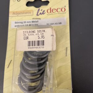 LieDeco ringe FLH ø20mm Antrasit