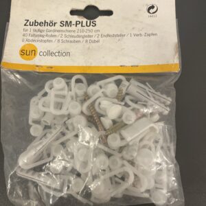 SM-PLUS gardinskinne tilbehør set