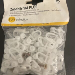 SM-PLUS gardinskinne tilbehør set