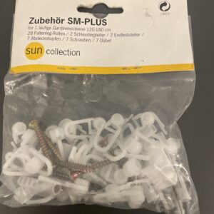 SM-PLUS gardinskinne tilbehør set